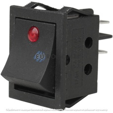 Переключатель Daier KCD2-2-201EN RD, ON-OFF, 4pin, 15A 250VAC
