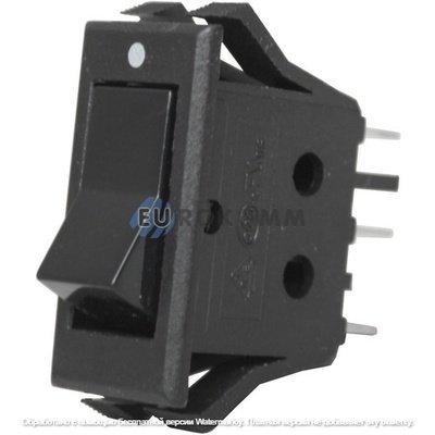 Переключатель Daier KCD3-2-102V, ON-ON, 3pin, 15A 250V, чёрный