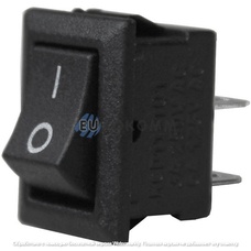 Переключатель малый Daier KCD5-101, ON-OFF, 2pin, 3A 250V, чёрный