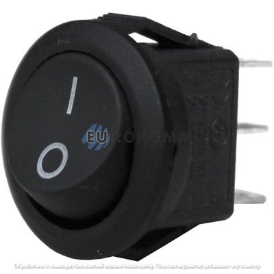 Переключатель Daier KCD5-2-102 BK, ON-ON, 3pin, 3A 250V, черный