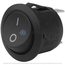 Переключатель Daier KCD1-5-101, ON-OFF, 2pin, 6A 250V, чёрный