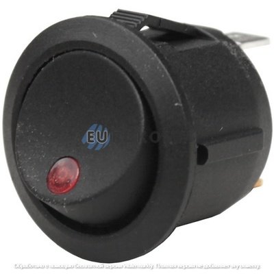 Переключатель Daier KCD1-5-101EN RD, ON-OFF, 3pin, 6A 250VAC