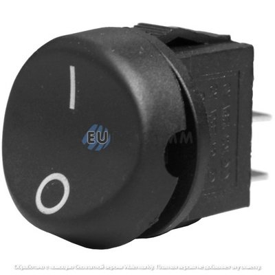 Переключатель Daier KCD1-11-101 BK, ON-OFF, 2pin, 6A 250VAC