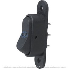 Переключатель Daier KCD1-13-102, ON-ON, 3pin, 6A 250V, чёрный