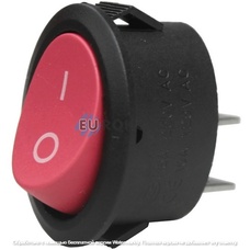 Переключатель Daier KCD1-9-101, ON-OFF, 2pin, 6A 250V, красный