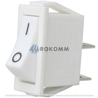 Переключатель Daier KCD3-101, ON-OFF, 2pin, 15A 250V, белый