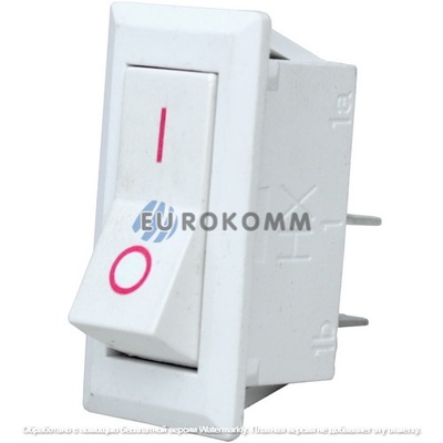 Переключатель Daier KCD3-8-101 W, ON-OFF, 2pin, 15A 250VAC