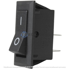 Переключатель Daier KCD3-8-101, ON-OFF, 2pin, 6A 250V, чёрный
