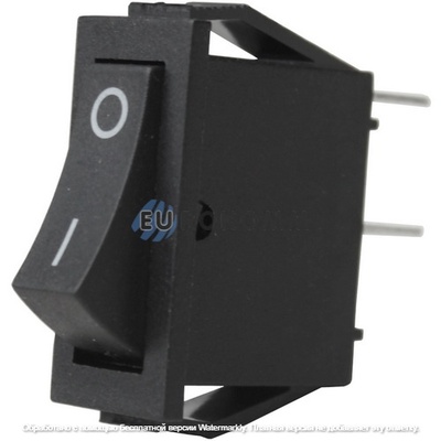 Переключатель Daier KCD3-111, OFF-(ON), 2pin, 15A 250V, чёрный