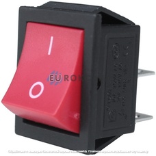 Переключатель Daier KCD2-201, ON-OFF, 4pin, 15A 250V, красный