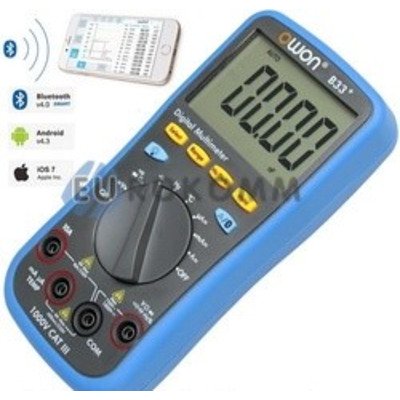 Цифровий Bluetooth-мультиметр OWON B33+