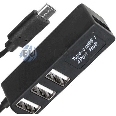 Type-C HUB 3.1 на 4 порта USB 2.0 (Model:P-3101)