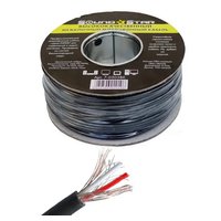 Микрофонный кабель Sound Stream 2x0.17 мм² OFC CU черный 100м