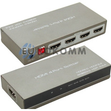 Сплитер HDMI 1x4 HSV334, DC-5V
