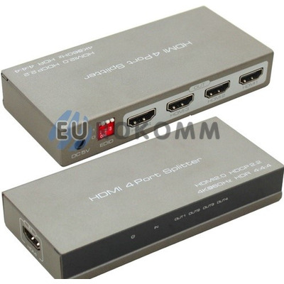 Сплитер HDMI 1x4 HSV334, DC-5V
