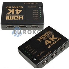 HDMI Switch 5 port: HDMI (5гн. HDMI- 1гн. HDMI), c пультом
