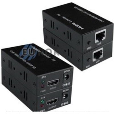 HDMI удлинитель по одному кабелю витая пара до 60 метров
