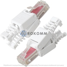 Штекер 8p8c (RJ-45) cat.-6E, безинструментальный