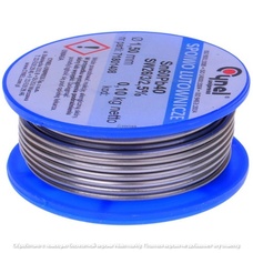 Припой Cynel Sn60Pb40-SW26, диам.-1,5мм, 100г, на катушке