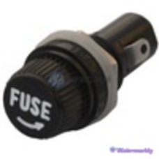 Держатель предохранителя (Fuse) 5х20мм, 10А, чёрный (2)