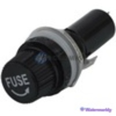 Держатель предохранителя (Fuse) 6х30мм, 10А, чёрный (Тип1)