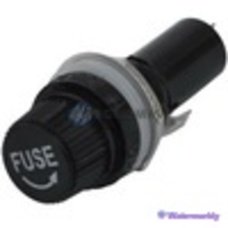 Держатель предохранителя (Fuse) 6х30мм, 10А, чёрный (Тип1)
