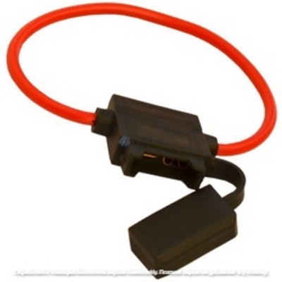 Держатель автопредохранителя W/8" 12AWG, с кабелем (Тип2), Tcom