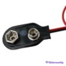 Гнездо держатель 9V кроны с кабелем