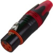 Гнездо CANON (XLR) 3pin под шнур, черное, Jinsanhu