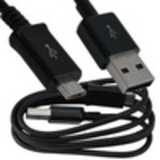 Шнур компьютерный штекер USB А - штекер miсro USB (Samsung), short pin, 1м, чёрный