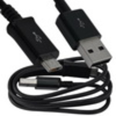 Шнур компьютерный штекер USB А - штекер miсro USB (Samsung), short pin, 1м, чёрный
