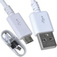 Шнур компьютерный штекер USB А - штекер miсro USB (Samsung), 1,5м, белый