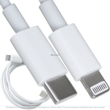 Шнур штекер USB type C - штекер Lightning, 20W, 1м