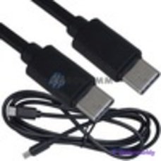 Шнур штекер USB type C - штекер USB type C, 1,5м., чёрный