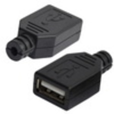 Гнездо USB тип A под шнур