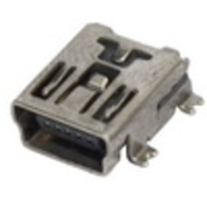 Гнездо mini USB 5pin монтажное, SMT тип
