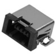 Гнездо mini USB 4pin монтажное, SMT тип