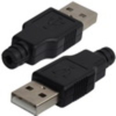 Штекер USB тип_A под шнур