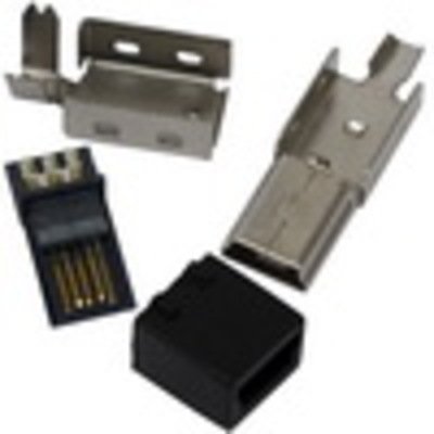 Штекер mini USB 5pin под шнур, разборной