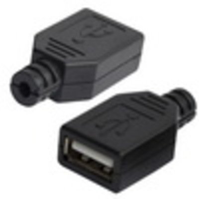 Гнездо USB тип A под шнур