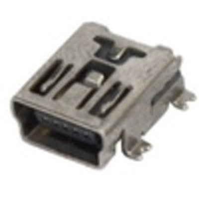 Гнездо mini USB 5pin монтажное, SMT тип