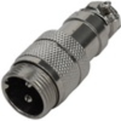 Разъём MIC 342, (штекер), под кабель, 2pin, диам.-16мм