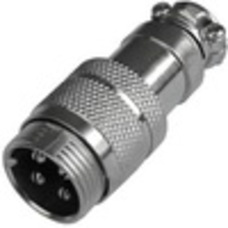 Разъём MIC 344, (штекер), под кабель, 4pin, диам.-16мм