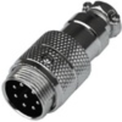Разъём MIC 348, (штекер), под кабель, 8pin, диам.-16мм