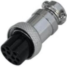 Разъём MIC 329, (гнездо), под кабель, 9pin, диам.-16мм