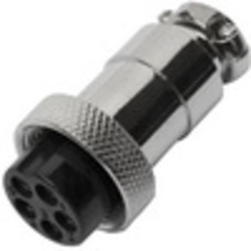 Разъём MIC 325 mini (гнездо), под кабель, 5pin, диам.-12мм