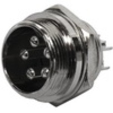 Разъём MIC 335 big (штекер), монтажный, 5pin, диам.-20мм