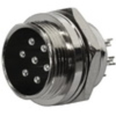 Разъём MIC 337 big (штекер), монтажный, 7pin, диам.-20мм