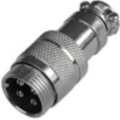 Разъём MIC 344, (штекер), под кабель, 4pin, диам.-16мм