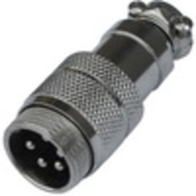Разъём MIC 345, (штекер), под кабель, 5pin, диам.-16мм
